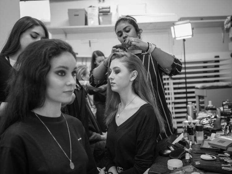 Fashionshow Christoph Marti Backstage