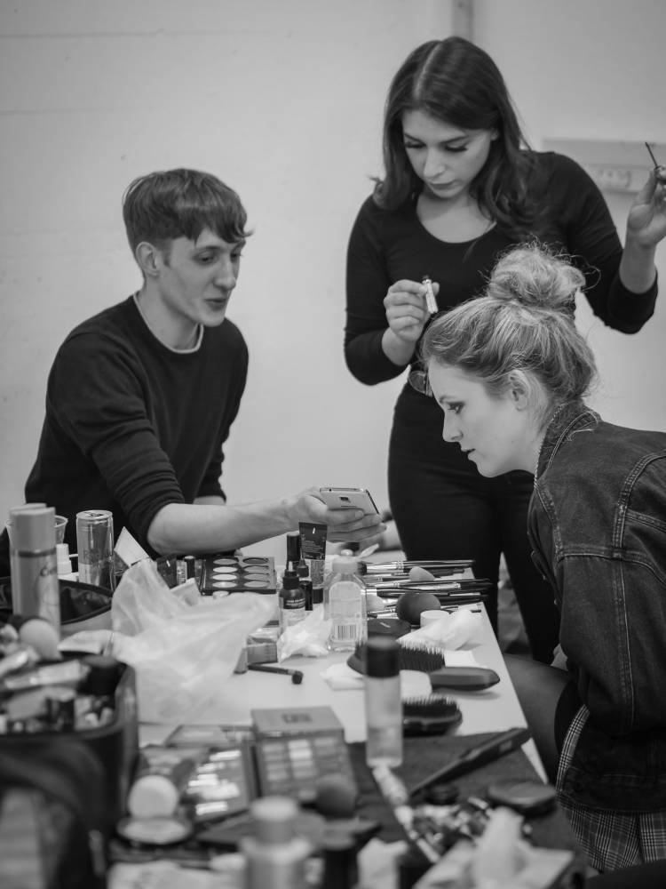 Fashionshow Christoph Marti Backstage