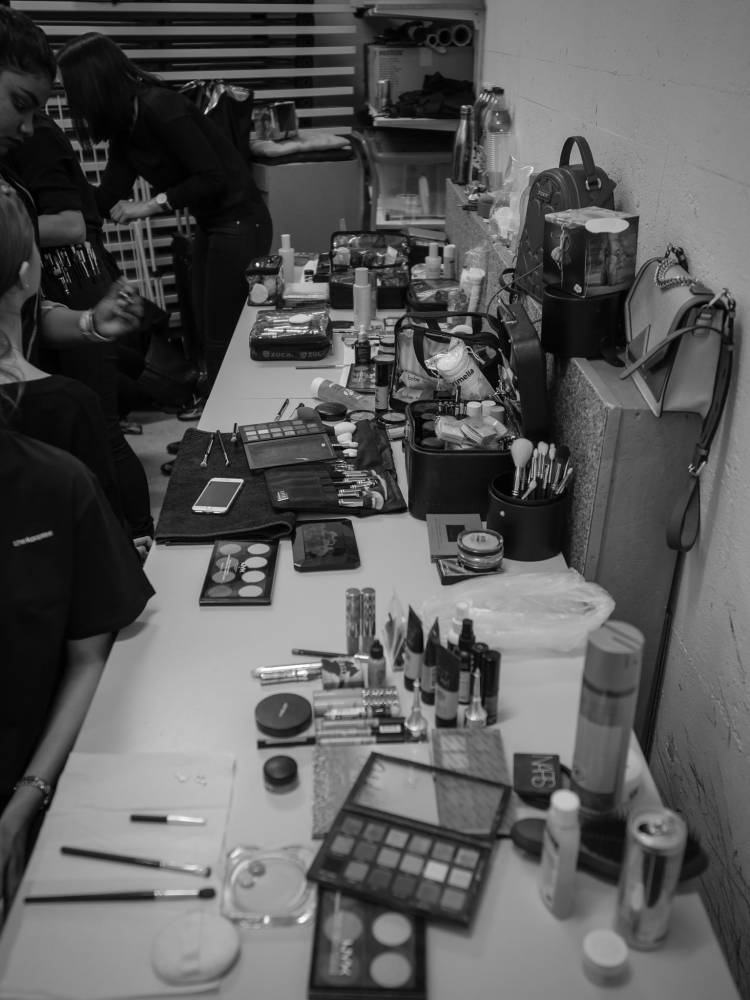 Fashionshow Christoph Marti Backstage