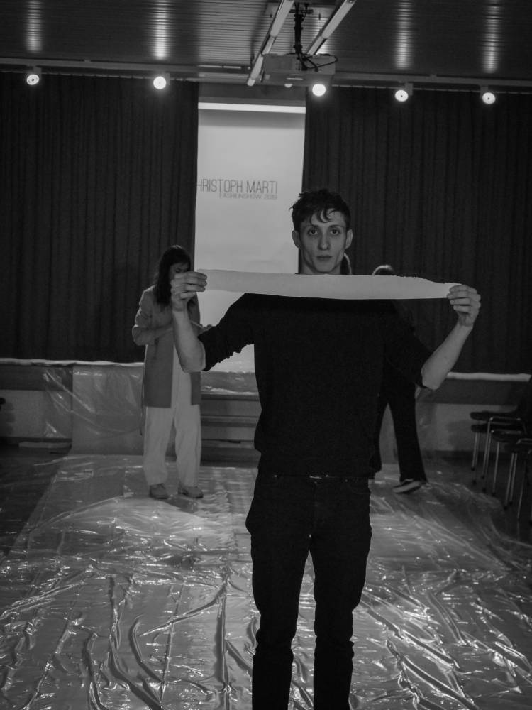 Fashionshow Christoph Marti Backstage